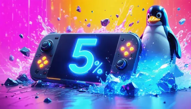 Linux Surpasses 5% Market Share on Steam in PC Gaming Milestone